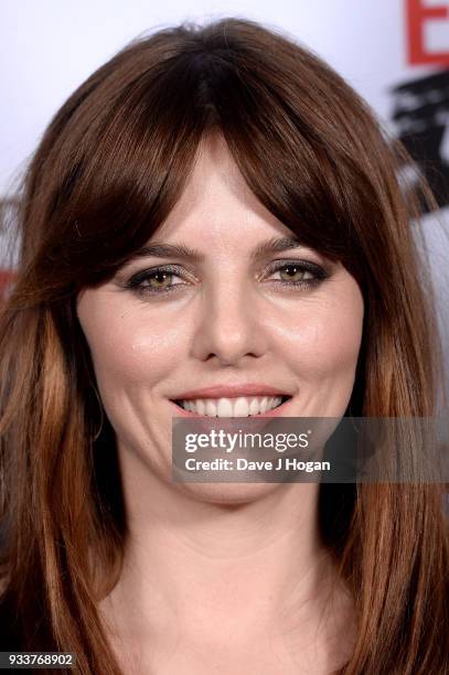 Ophelia Lovibond poses in the winners room at the Rakuten TV EMPIRE Awards 2018 at The Roundhouse on March 18, 2018 in London, England.