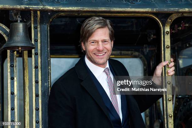 Henning Baum attends the world premiere of 'Jim Knopf und Lukas der Lokomotivfuehrer' at CineStar on March 18, 2018 in Berlin, Germany.