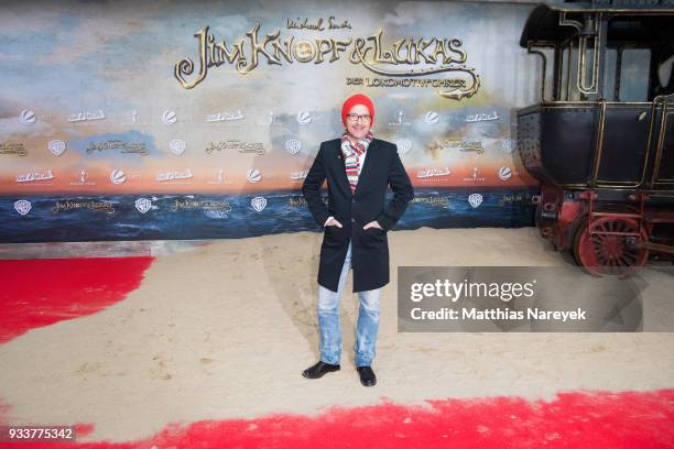 Christoph Maria Herbst attends the world premiere of 'Jim Knopf und Lukas der Lokomotivfuehrer' at CineStar on March 18, 2018 in Berlin, Germany.