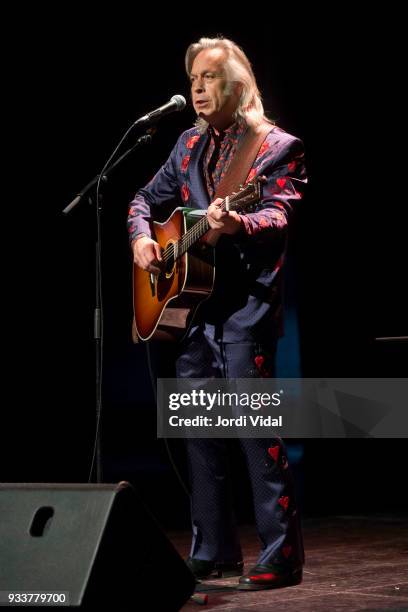 Jim Lauderdale performs on stage during Blues and Ritmes Festival at Teatre Principal on March 18, 2018 in Badalona, Spain.