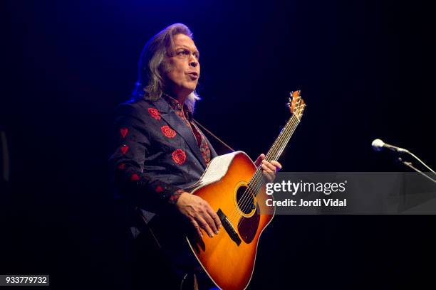 Jim Lauderdale performs on stage during Blues and Ritmes Festival at Teatre Principal on March 18, 2018 in Badalona, Spain.