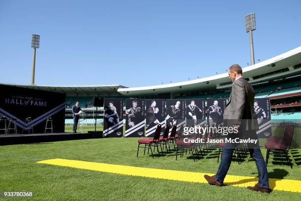 Darren Lockyer during the Rugby League Hall of Fame and Immortals Announcement at Sydney Cricket Ground on March 19, 2018 in Sydney, Australia.