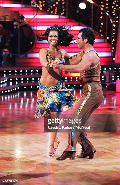 Episode 802" - The cast of celebrities hit the dance floor on Walt Disney Television via Getty Images's "Dancing with the Stars," MONDAY, MARCH 16 ,...