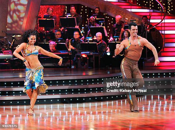 Episode 802" - The cast of celebrities hit the dance floor on Walt Disney Television via Getty Images's "Dancing with the Stars," MONDAY, MARCH 16 ,...