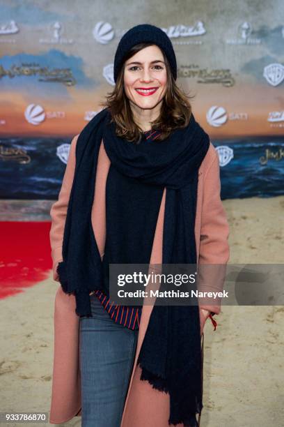 Christina Hecke attends the world premiere of 'Jim Knopf und Lukas der Lokomotivfuehrer' at CineStar on March 18, 2018 in Berlin, Germany.