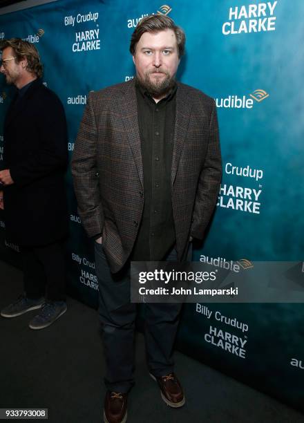 Michael Chernus attends "Harry Clarke" opening night at the Minetta Lane Theatre on March 18, 2018 in New York City.