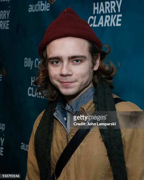 Christopher Dylan White attends "Harry Clarke" opening night at the Minetta Lane Theatre on March 18, 2018 in New York City.