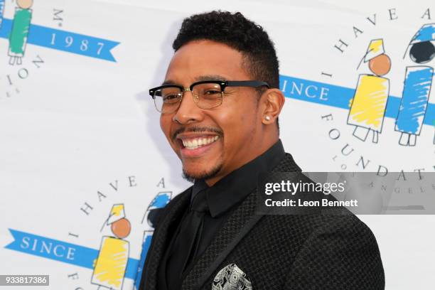 Actor Allen Maldonado attends the "I Have A Dream" Foundation's 5th Annual Los Angeles' Dreamer Dinner at Skirball Cultural Center on March 18, 2018...
