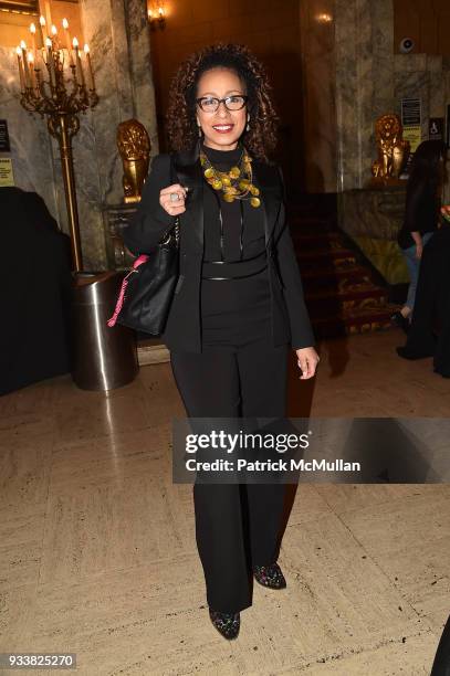 Tamara Tunie attends Love Rocks NYC VIP Rehearsal Cocktail at Beacon Theatre on March 14, 2018 in New York City. Tamara Tunie