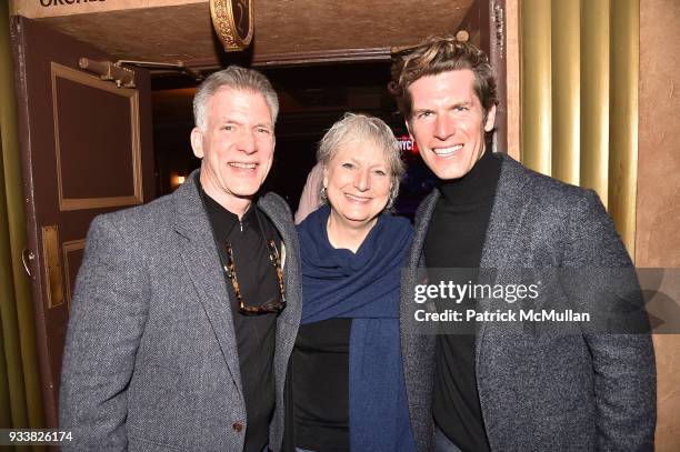 Sheridan Wright, Deborah Wright and Dan Wright attend Love Rocks NYC VIP Rehearsal Cocktail at Beacon Theatre on March 14, 2018 in New York City....