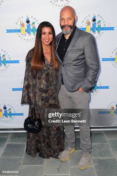 Gayle Ridley and John Ridley attend the "I Have A Dream" Foundation's 5th Annual Los Angeles' Dreamer Dinner at Skirball Cultural Center on March 18,...