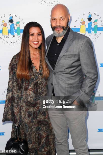 Gayle Ridley and John Ridley attend the "I Have A Dream" Foundation's 5th Annual Los Angeles' Dreamer Dinner at Skirball Cultural Center on March 18,...