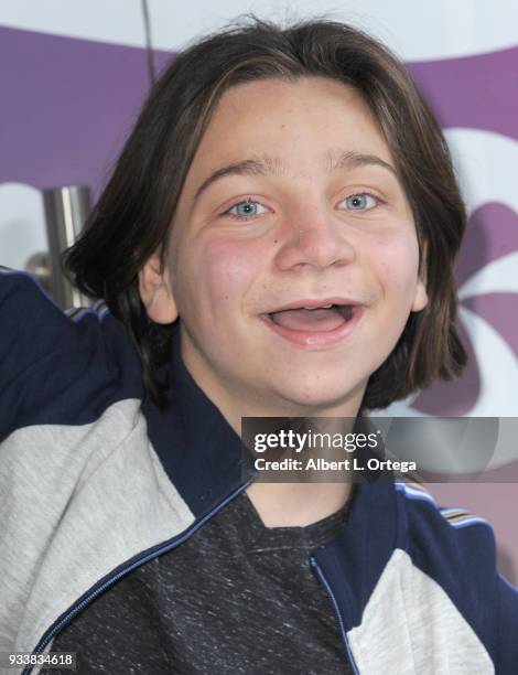 Actor Bryson Robinson participates in Talent Day At Candytopia held at Santa Monica Place on March 18, 2018 in Santa Monica, California.