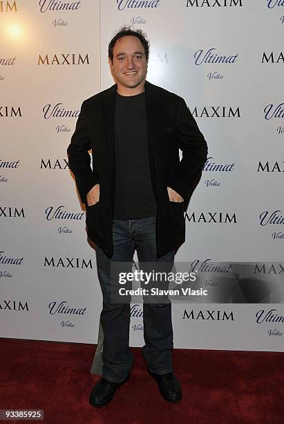 Actor Gregg Bello attends Maxim's December issue celebration at Avenue on November 24, 2009 in New York City.