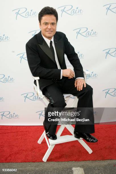 Donny Osmond attends Dancing With The Stars Season 9 Finale Honored By Gifting Services - Day 2 on November 24, 2009 in Los Angeles, California.