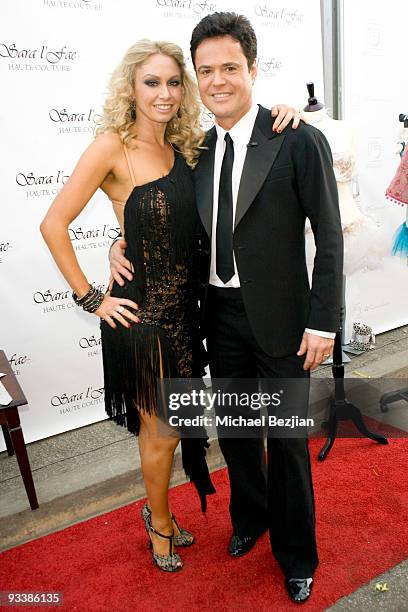 Kym Johnson and Donny Osmond attend the Dancing With The Stars Season 9 Finale Honored By Gifting Services - Day 2 on November 24, 2009 in Los...