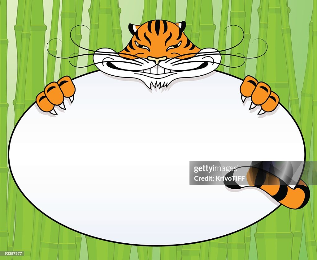 Tigre su verde