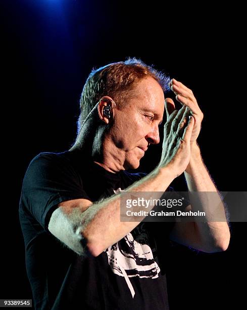 Fred Schneider of the B52s performs on stage at the Enmore Theatre on November 25, 2009 in Sydney, Australia.