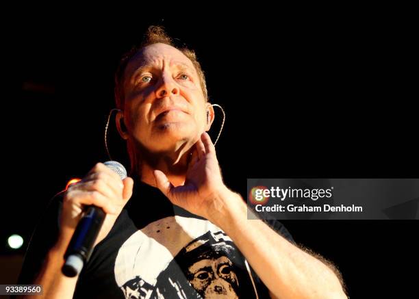 Fred Schneider of the B52s performs on stage at the Enmore Theatre on November 25, 2009 in Sydney, Australia.