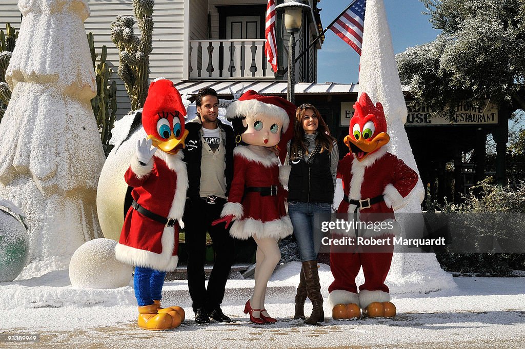 Feliciano Lopez Attends Christmas Season Opening in Portaventura