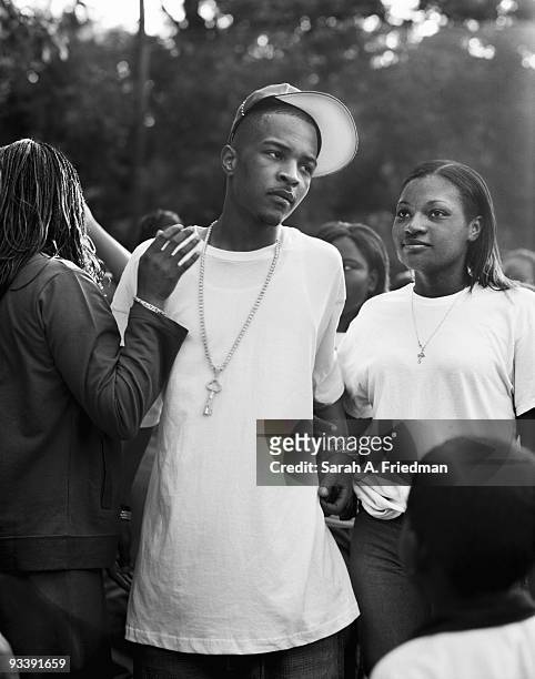 Rapper T.I. At a portrait session in 2005 .