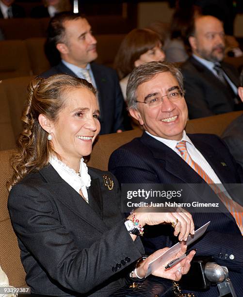 Princess Elena of Spain attends the 'IV Universidad Empresa' awards on November 25, 2009 in Madrid, Spain.