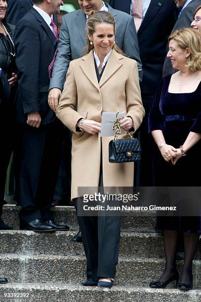 Princess Elena of Spain attends the 'IV Universidad Empresa' awards on November 25, 2009 in Madrid, Spain.