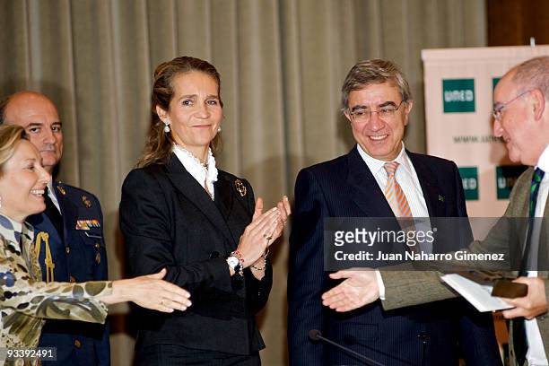 Pricess Elena attends the 'IV Universidad Empresa' awards on November 25, 2009 in Madrid, Spain.