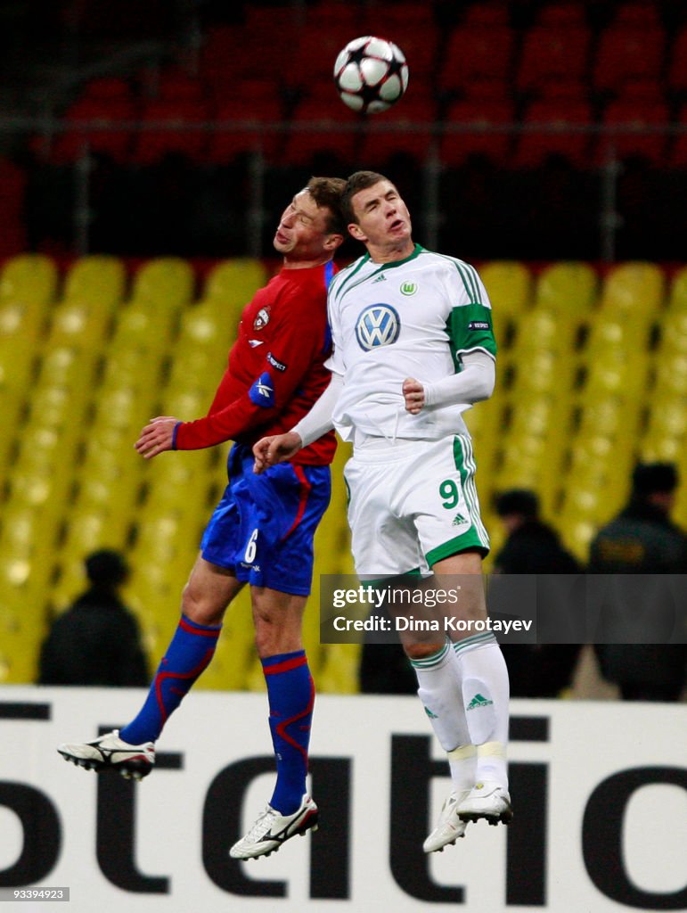 CSKA Moscow v VfL Wolfsburg - UEFA Champions League