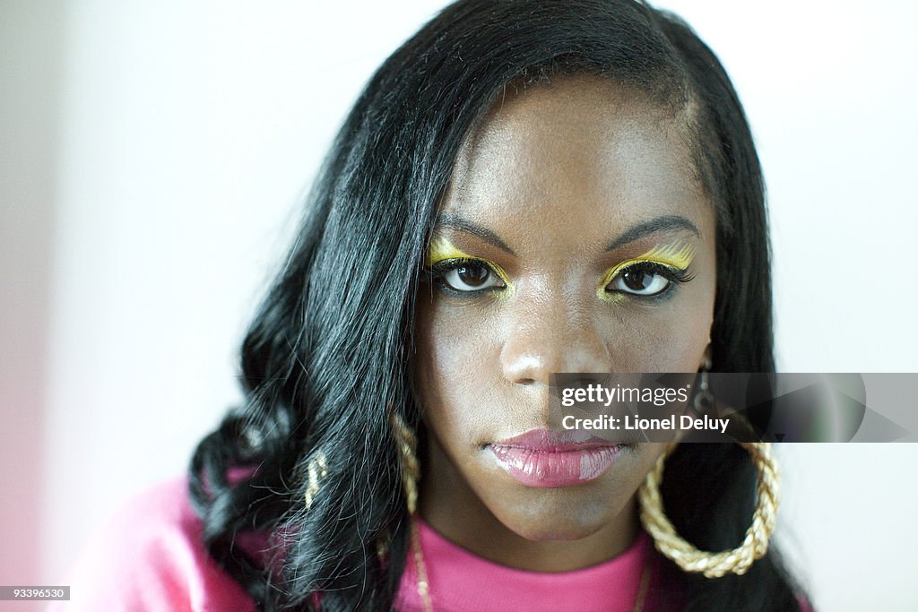 Rye Rye Rapper Robin Tyler American rapper Rye Rye poses for a portrait session in Venice for No ...