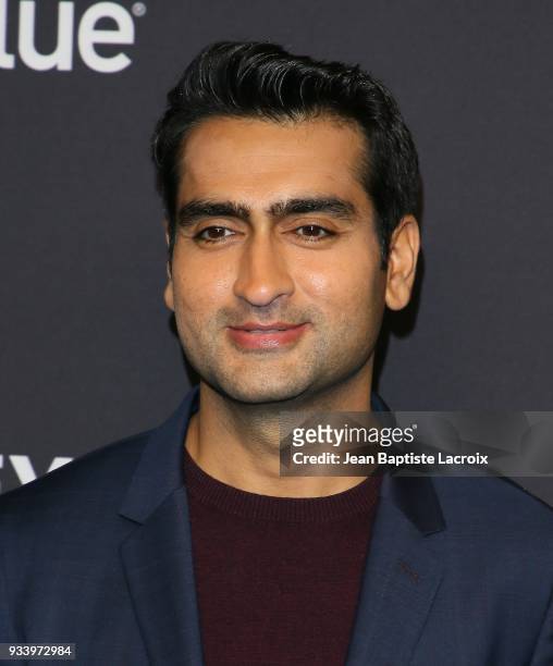 Kumail Nanjiani attends the 2018 PaleyFest Los Angeles - HBO's 'Silicon Valley' on March 18, 2018 in Hollywood, California.