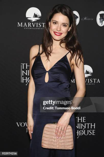 Ali Cobrin attends the Red Carpet screening of "Vows of Deceit" by The Ninth House and MarVista Entertainment on March 18, 2018 in Sherman Oaks,...