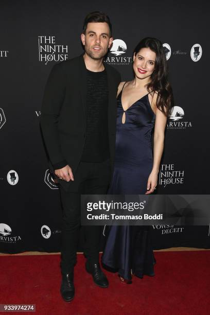 Ali Cobrin and guest attend the Red Carpet screening of "Vows of Deceit" by The Ninth House and MarVista Entertainment on March 18, 2018 in Sherman...
