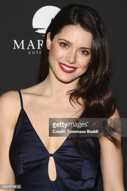 Ali Cobrin attends the Red Carpet screening of "Vows of Deceit" by The Ninth House and MarVista Entertainment on March 18, 2018 in Sherman Oaks,...