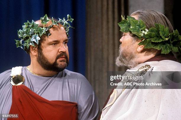 Walt Disney Television via Getty Images SPECIAL - "Dom DeLuise & Friends" 11/30/82 Dom DeLuise, Orson Wells