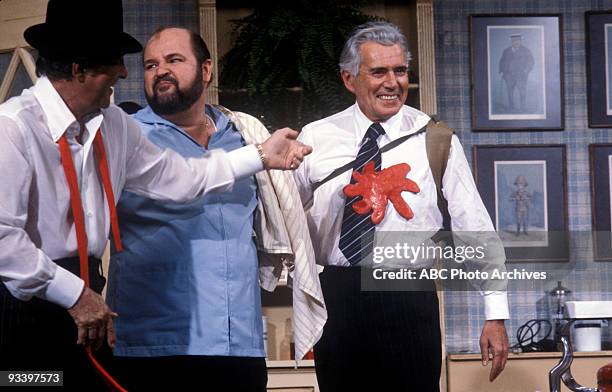 Walt Disney Television via Getty Images SPECIAL - "Dom DeLuise & Friends" 11/30/82 Dean Martin, Dom DeLuise, John Forsythe