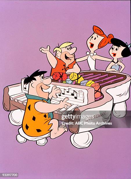 Fred Flintstone, Barney Rubble, Wilma Flintstone, Betty Rubble,