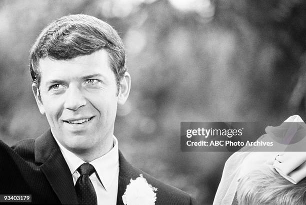 January 1, 1970 Mike Brady during his wedding.