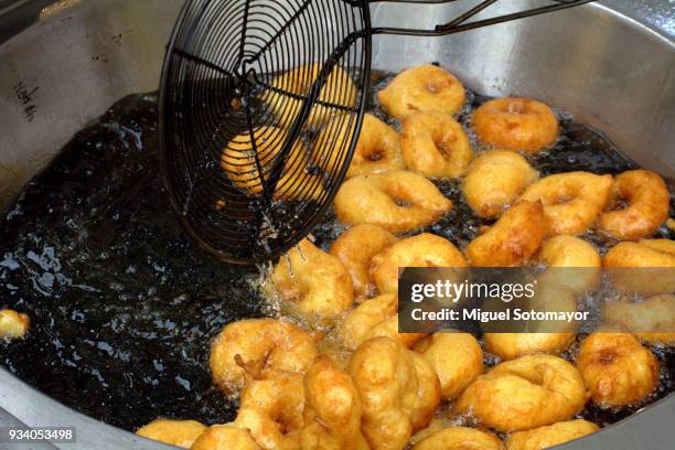 pumpkin fritters - oily slippery stock pictures, royalty-free photos & images