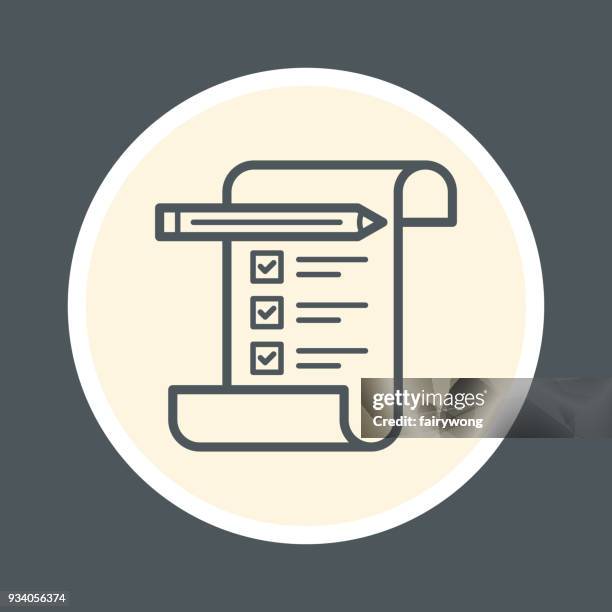 stockillustraties, clipart, cartoons en iconen met klembord met selectievakje icoontje voor de lijst - question mark