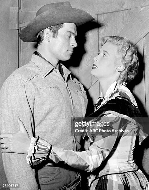 The Storm Riders" - Season One - 2/7/56, Sheila Dembro and her stepdaughter fought for Cheyenne's attention until Sheila accused him of killing her...