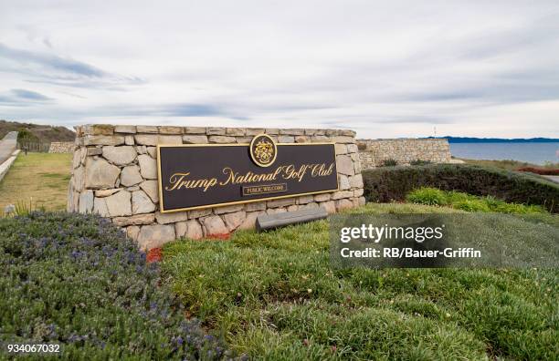 View of Trump National Golf Club on March 18, 2018 in Los Angeles, California.