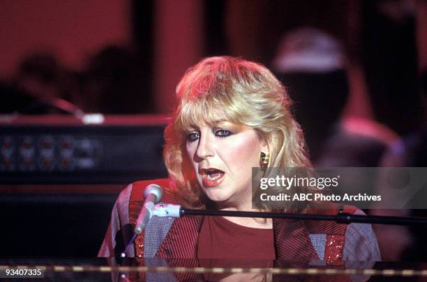 Show Coverage - 4/20/84, Christine McVie on the Walt Disney Television via Getty Images Television Network dance show "American Bandstand".,