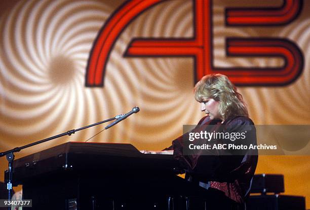 Show Coverage - 3/5/84, Christine McVie on the Walt Disney Television via Getty Images Television Network dance show "American Bandstand".,