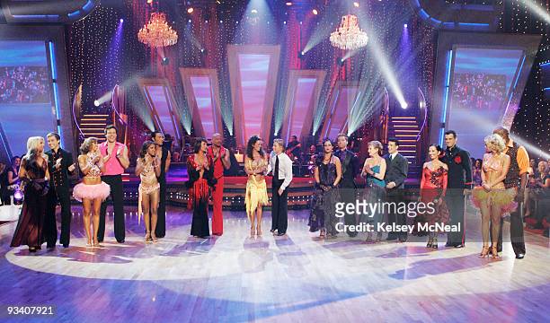 Episode 704A" - After tallying the judges' and viewers' votes, the fifth couple to be eliminated from the competition was revealed, on "Dancing with...