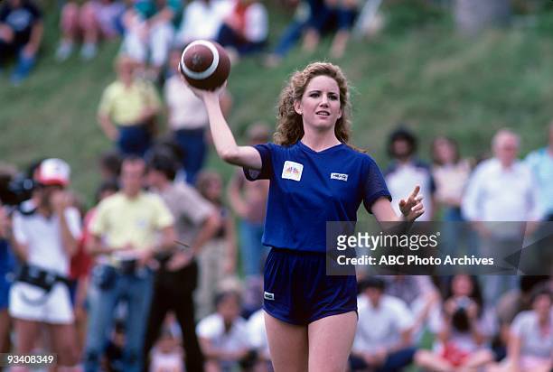 Walt Disney Television via Getty Images SPECIAL - "Battle of the Network Stars" - 10/1/82, Melissa Gilbert on the Walt Disney Television via Getty...