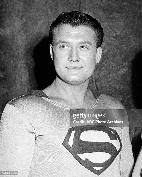 George Reeves stars as "Superman"