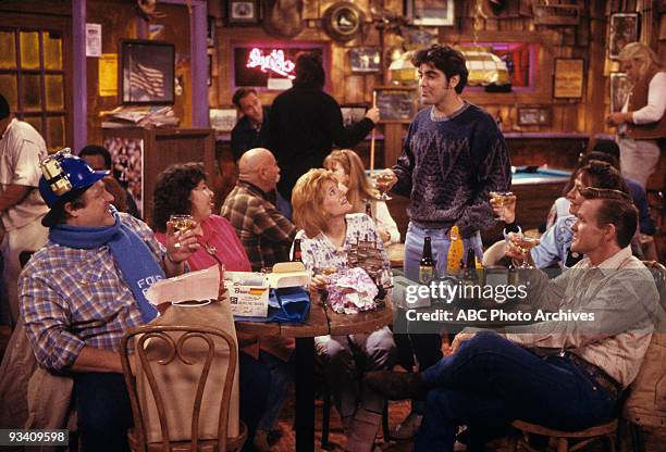 Dan's Birthday Bash" 1/3/89 John Goodman, Roseanne Barr, Natalie West, George Clooney, Laurie Metcalf, Bill Sadler