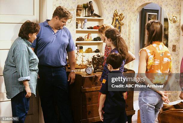 The Test" 9/18/90 Roseanne Barr, Natalie West, Sara Gilbert, Michael Fishman, Laurie Metcalf