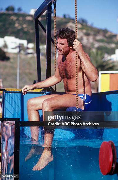 Walt Disney Television via Getty Images SPECIAL - "Battle of the Network Stars" - 4/5/81, Tom Selleck on the Walt Disney Television via Getty Images...